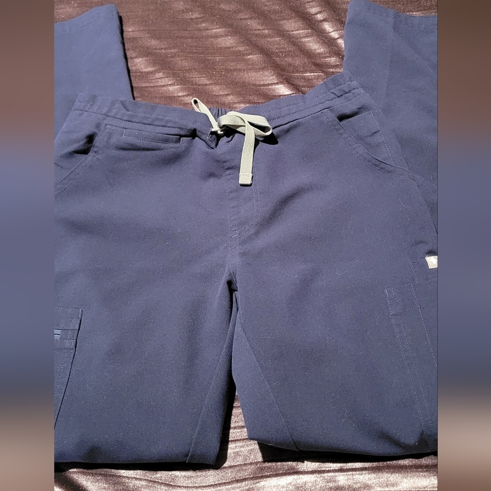 Navy Blue Casual Pants